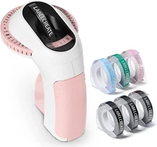 Phomemo Embossing Label Maker with 6PK Label Tapes 9mm E975 Junior Embosser