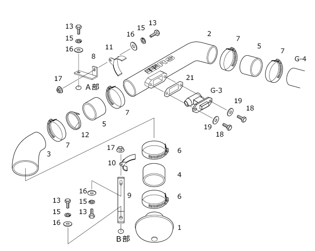 HKS para TOYOTA 1997-2005 ARISTO JZS161 2JZ-GT 70020-AT102 succión de carreras NUEVO Foto 3 de 4