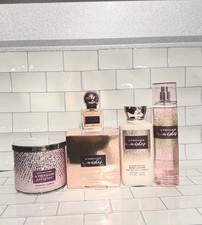 Bath  Body Works A Thousand Wishes 4Pc Gift Set EDP 1.7oz Mist Lotion Candle