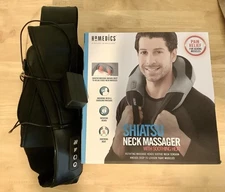 Lot Of 2 Neck Shoulder Massagers Electric Heated HoMedics Pain Relief New!