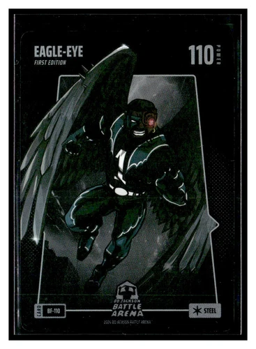 Bo Jackson Battle Arena Alpha #BF-110 Eagle Eye Jalen Hurts Steel Battlefoil