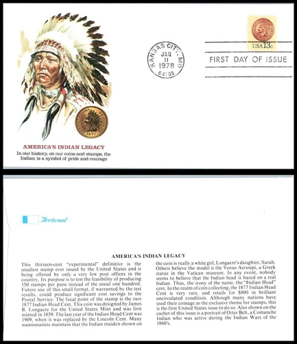 1978 America's Indian native American legacy Sc 1734 FDC with Fleetwood cachet