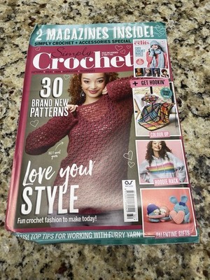 Simply Crochet Magazine Issue 132 Feb 2023 Illustrated Patterns Accessories