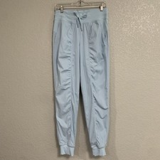 Lululemon Dance Studio Pants Womens 6 Mid Rise Jogger Full Length Lined Blue