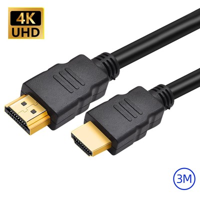 3m HDMI Kabel High Speed  vergoldete Stecker Für HDTV 3D TV PS4 PS3 Beamer PC 4K