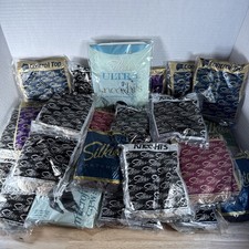 Lot Of 27 Vintage Silkies Pantyhose  Knee Hi Large Medium, Large, Reg, One Size