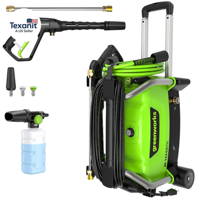 #ad 2100 PSI SGS Certified 1.2 GPM 13Amp Compact Electric Pressure Washer Telescop $274.24