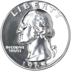 1963-P ***WASHINGTON Quarter Gem. Beautiful U.S. Mint 90% SILVER Coin +2 Bonus