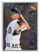 Jose Lima 1995 SCORE Rookie Dream Team Baseball Card #RDT10 Collector Trade. rookie card picture