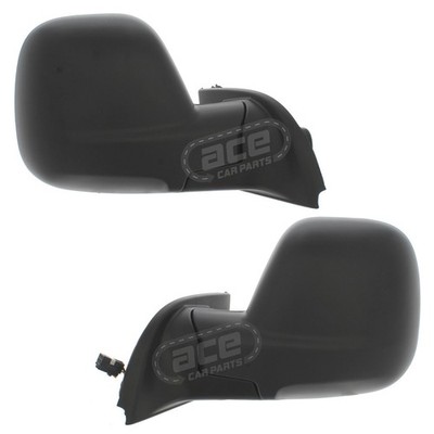Electric Heated Wing Door Mirrors For Toyota Proace City 2020-> Black 1 Pair