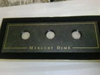 Collectible Coins of America Mercury Dime Set Danbury Mint w/case