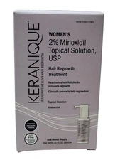 Keranique Women's Hair Regrowth Treatment-One Month Supply