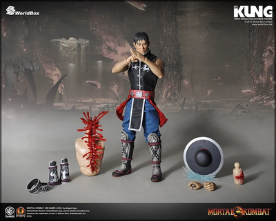 World Box Mortal Kombat Kung Lao 1/6 Scale Action Figure Model
