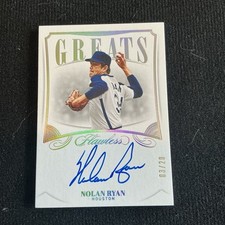 2020 Panini Flawless NOLAN RYAN #GA-NR Greats of the Game Auto #03/20