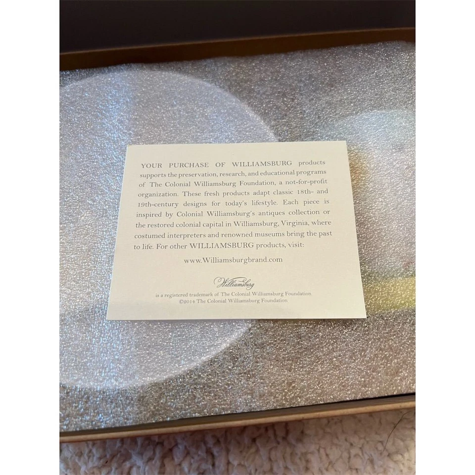 Juego de platos de alimentación para bebés Reed & Barton Williamsburg animales de granja nuevo en caja regalo de ducha Foto 4 de 4