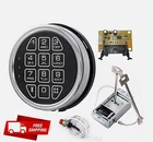 Safe Lock Replacement Chrome Keypad Safe Electronic Lock Solenoid 2 Key NEW