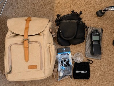 Bagsmart Camera Backpack + Photography Accessories BUNDLE 