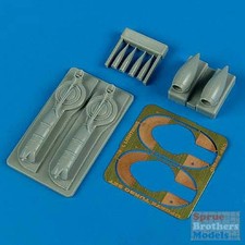 Qbt48463 148 Quickboost P-38j P-38l Lightning Air Intakes Supercharger Qbt48463 148 Quickboost P-38j P-38l Lightning Air Intakes Supercharger