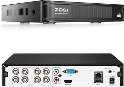 4/8 Channel H.265 1080P DVR with Hard Drive 500GB for Security Camera System USA