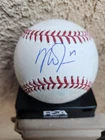 ANGELS MIKE TROUT SIGNED GAME USED BASEBALL FOUL BALL PSA HOLOGRAM