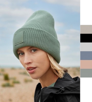 Beechfield Deep Cuffed Tonal Patch Beanie B336R Beanie NEU