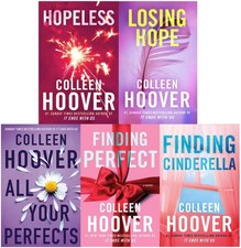 Hopeless Series By Colleen Hoover 5 Books Collection Set (Losing Hope, Findi...