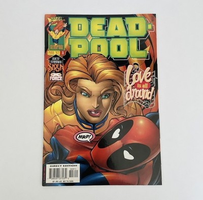 Marvel Comics Deadpool #3 Mar 1997 Guest Starring Siryn X-Force Love NM New