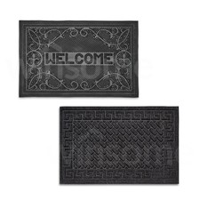 Non Slip Rubber Outdoor Mat Front Entrance Rug Heavy Duty Large 60 x 40cm