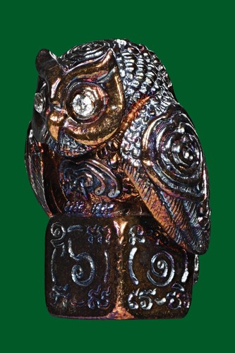 Phaya Nok Thued Thue Amulett Edition 11 Satta Loha Vogel auf Würfel Reichtum Glück - Bild 4 von 8