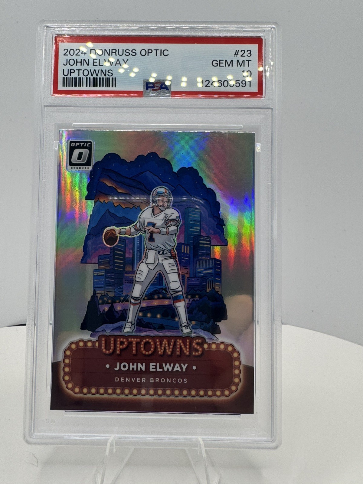 2024 Donruss Optic John Elway Uptown PSA 10