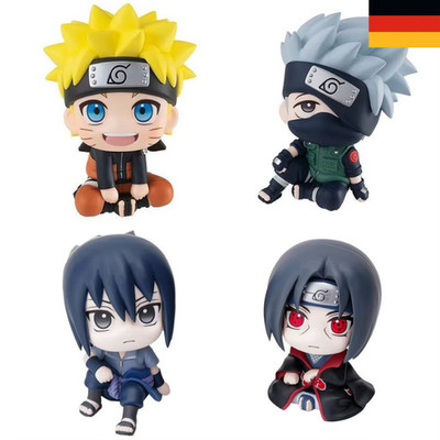 9cm Naruto Anime Figuren Uzumaki Kakashi Sasuke Itachi Niedliche Modell Toys
