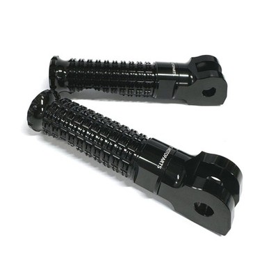 For Kawasaki Ninja 1000 SX 20 21 22 23 24 CNC SHADOW Rider Front Foot Pegs Black