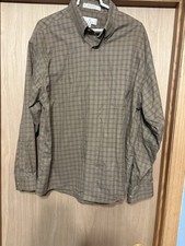 Enro Non Iron Twill Men  s Dress Shirt 100 Cotton Long Sleeve XL