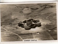 00522 Britain From The Air Senior Service Cigarette Card, 1939, Camber Castle