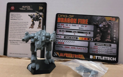 Battletech Dragon Fire Mech Inner Sphere Black Remnant Command Lance ...