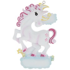 White Unicorn ornament