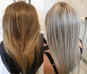 Full Head Of Blonde Foils In Logan Area Qld Hairdressing