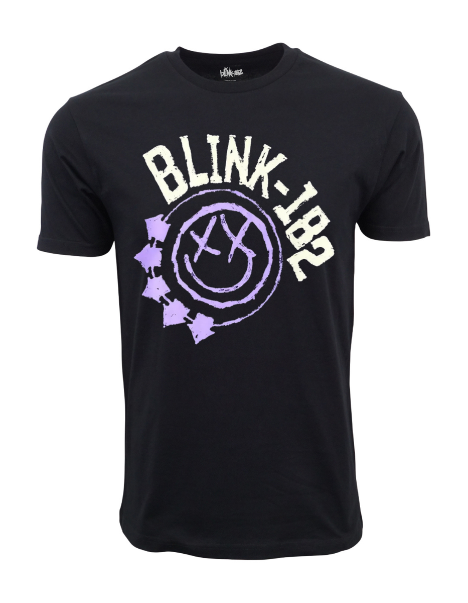 Blink-182 Purple Smile Logo T-Shirt | eBay