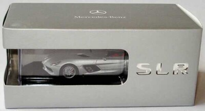 ミニカー Mercedes-Benz SLRMCLAREN 1:43 MINICHAMPS 1/43 Minichamps Mercedes Benz SLR McLaren 2004 Silver 436