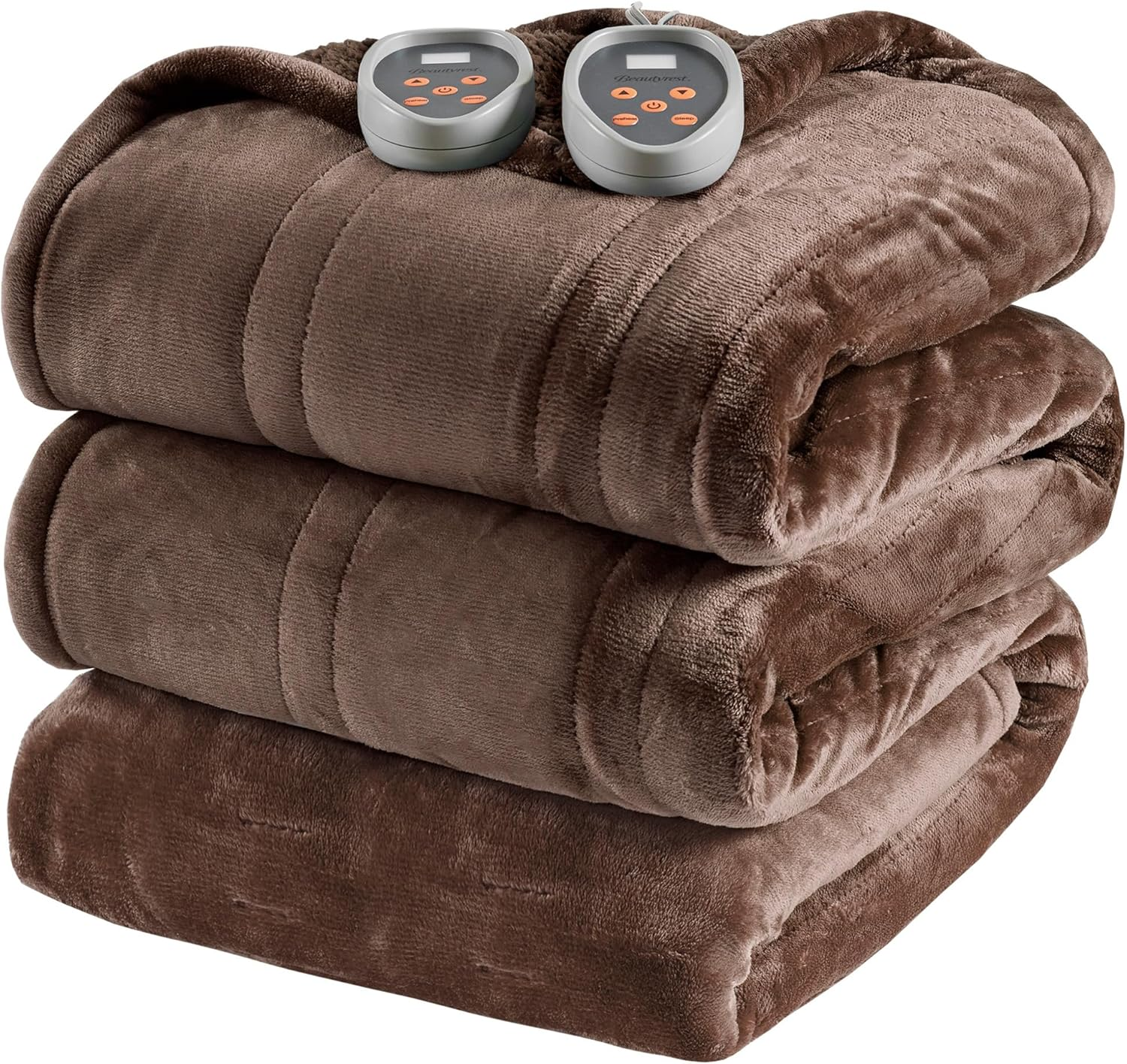 Heated Blanket, Electric Blanket, Soft, Warm, Reversible Plush - Sherpa Heating