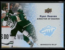 Ryan Reaves 2023-24 Upper Deck #DB-1 Director of Boards Minnesota Wild
