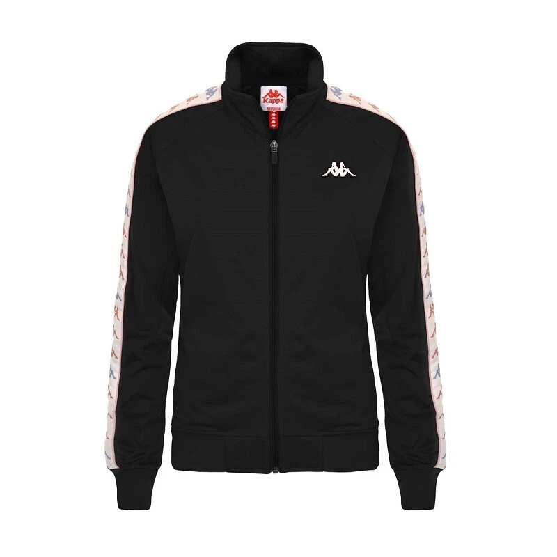 Sweatshirt with Zip Woman KAPPA 222 Band Wannistono Slim 371C3YW Black