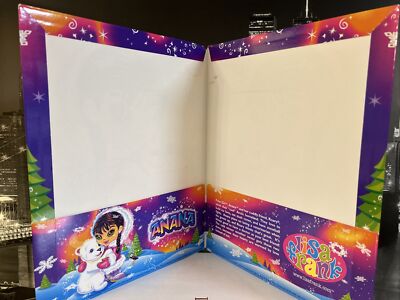 Vintage Lisa Frank Pocket Folder Polar Girl Anana & Roary Bear