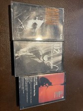U2-LOT OF 3 Cassettes - Rattle Hum; Wide Awake In America; Under Blood Red Sky
