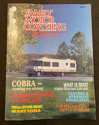 Family Motor Coaching Magazine Cobra & RVIA (December 1984) | eBay