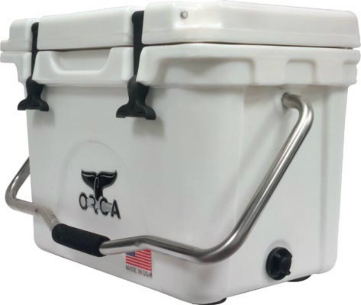 ORCA ORCW020 Durable Roto-Molded Cooler, White, 20-Qt Capacity