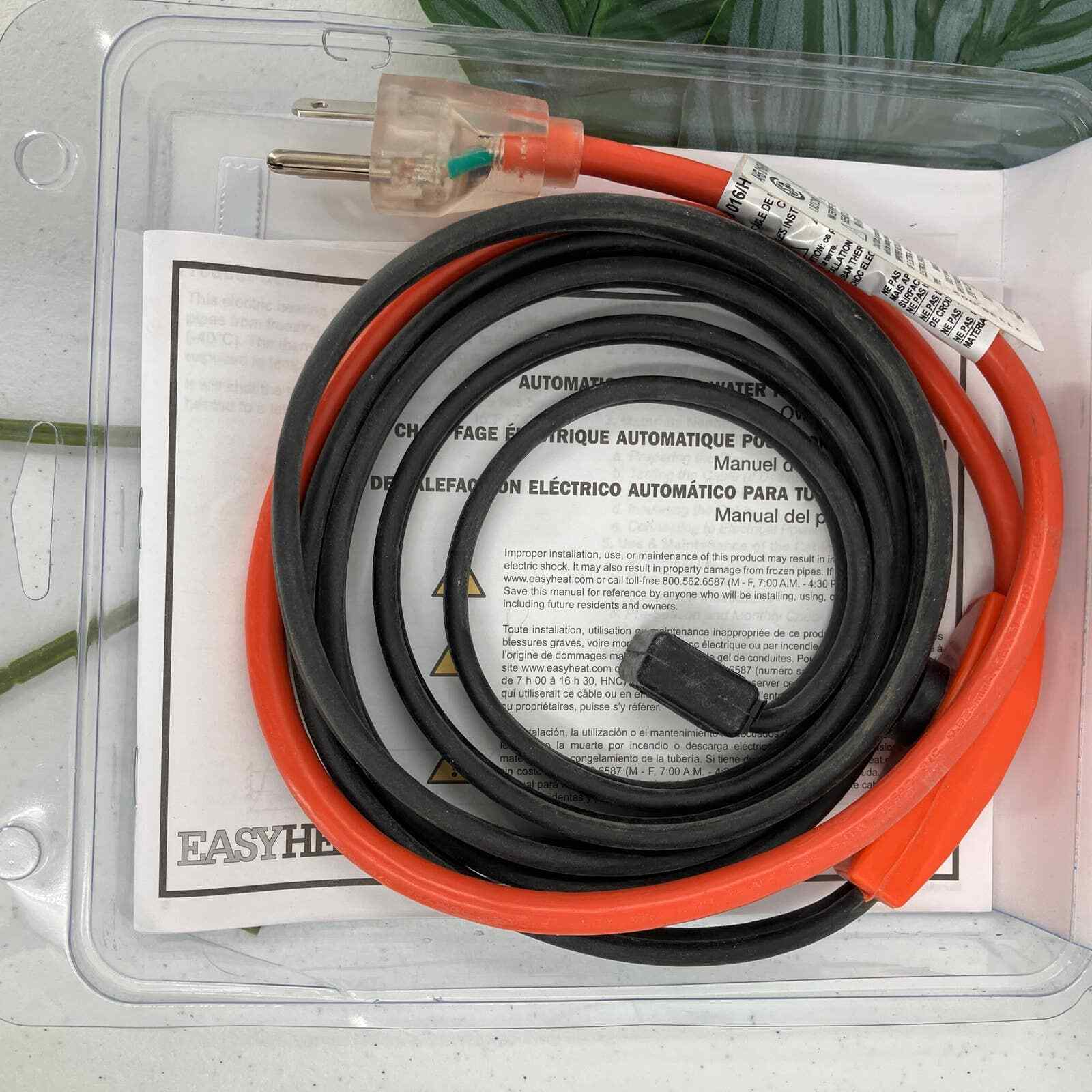 Easy Heat Automatic Electric Water Pipe Heating Cable 37 Ft Plumbing