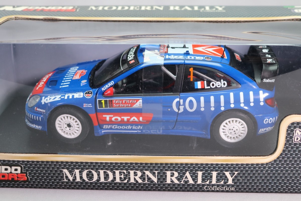 Citroën Xsara WRC 1/18 Mondo Motors – Rallye Sardaigne 2006, Loeb, Comme Neuve