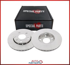 2x Bremsscheibe Satz für VW Golf 4 Audi A3 Lochkreis 5x112 HA Ø256mm Umbau Kit