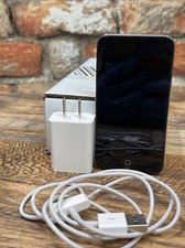Apple iPod Touch 4th Gen 16GB A1367 Black w/ Cable Adapter Bundle